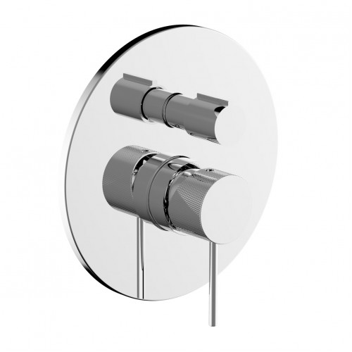 Built-in single-lever shower mixer with manual diverter 2 ways