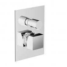 Built-in single-lever shower mixer with manual diverter 3 ways