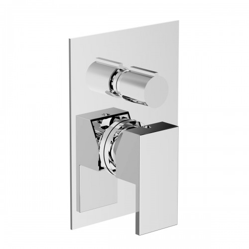 Built-in single-lever shower mixer with manual diverter 2 ways