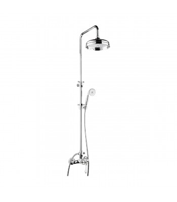 Built-in single-lever shower mixer with column shower head ø 200 and shower kit