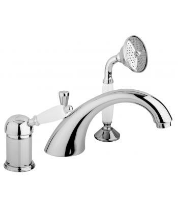 Batteria da bordo vasca miscelatore con doccia