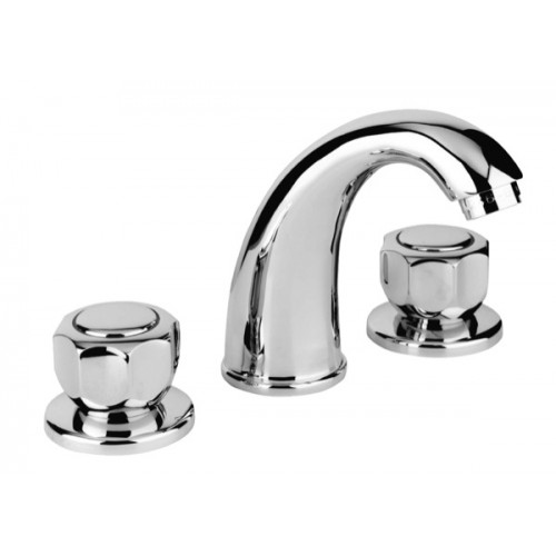 3 holes basin mixer set with pop-up waste