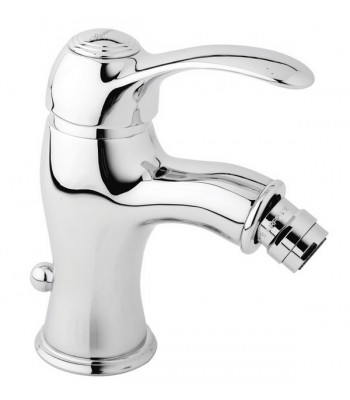 Single-lever bidet mixer with - 1” 1/4” pop-up waste