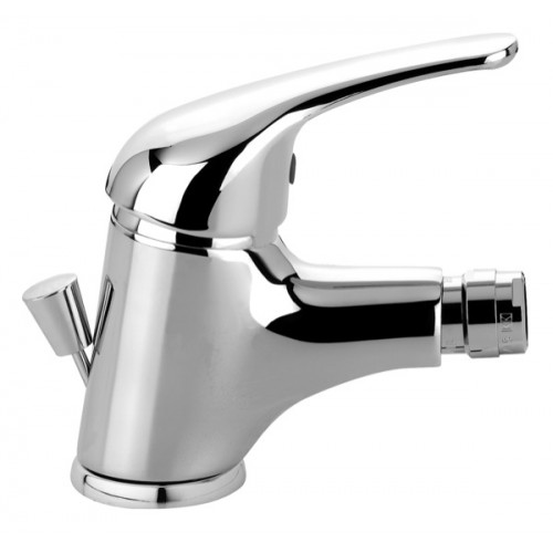 Single-lever bidet mixer  with - 1"1/4” pop-up waste