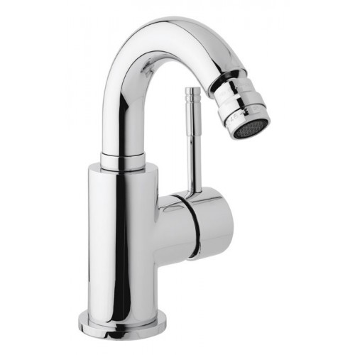 Single-lever bidet mixer with 1" 1/4" pop-up waste