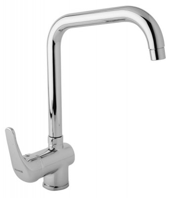 Miscelatore monocomando lavello orizzontale con bocca girevole