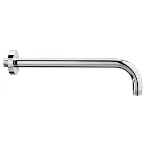 Round brass tube shower arm cm 35