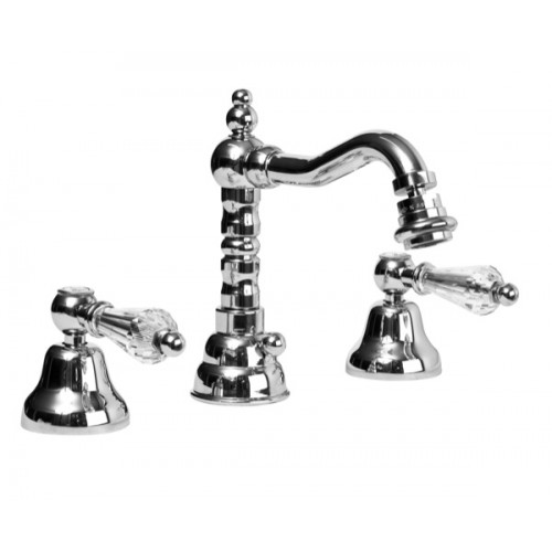 3 holes wash bidet mixer with automatic pop-up waste 1" 1/4" swivel spout