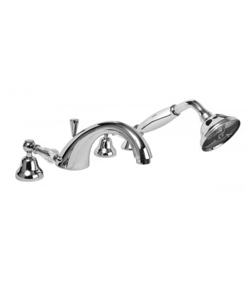 Bath mixer 4 hole with shower