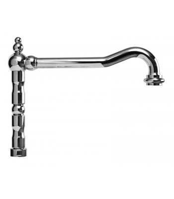 Brass style-shaped spout for sink