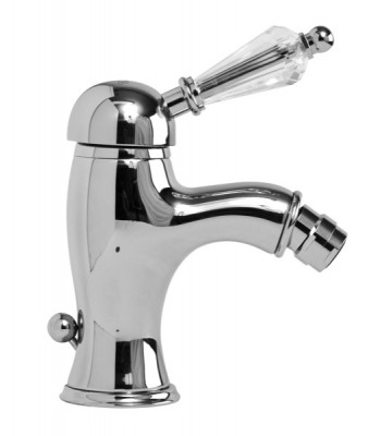 Single-lever bidet mixer with 1" 1/4" pop-up waste
