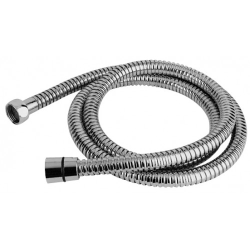 Flexible hose in C.P. brass, with double lock, anti twist ring/conic 1/2 in bag and u bolt