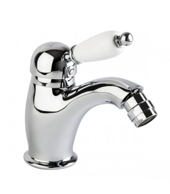 Single-lever bidet mixer with 1” 1/4” pop-up waste