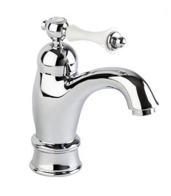 Single-lever basin mixer prolungated with 1” 1/4” pop-up waste
