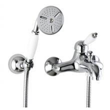 Monocomando vasca esterno con kit doccia