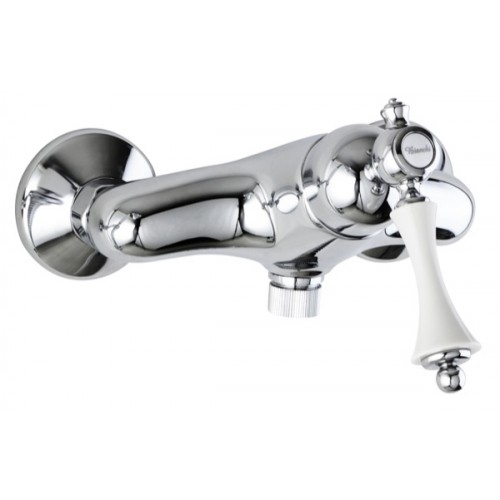 Single-lever external shower mixer without shower kit