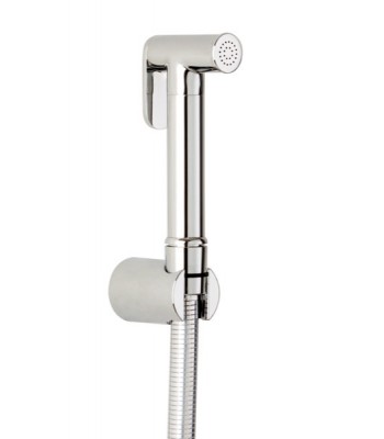 Brass Kit Shoutt-off Mini, ABS wall support, flexible hose 120 cm High pressure