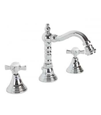 3 holes wash bidet mixer with automatic pop-up waste - 1" 1/4"