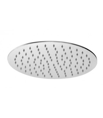 "FLAT" shower head in polished stainless steel Ø 300