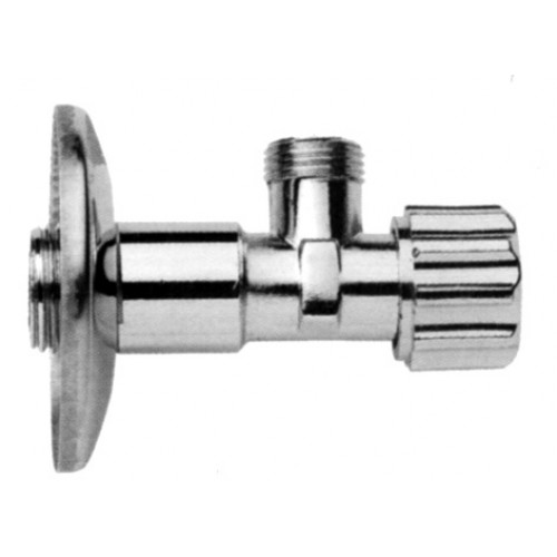 Eco angle valve for wash basin with headvalve and without ball-joint