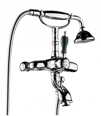 Gruppo vasca esterno con kit doccia