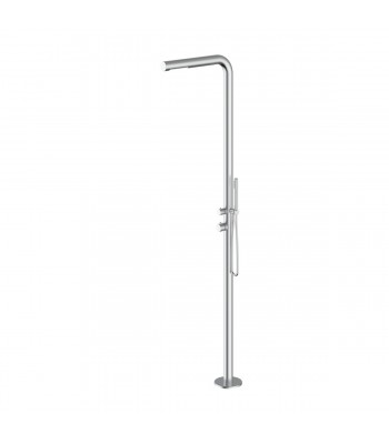 Outdoor floor standing shower column 2 ways with  shower head and shower set 