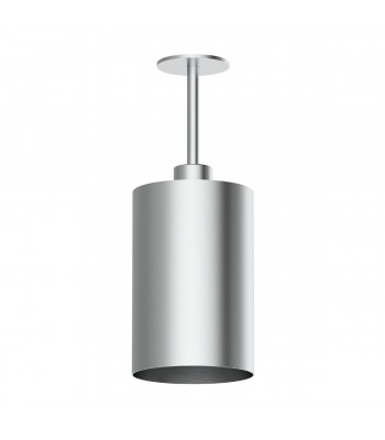 Ceiling shower arm L.110 mm with cylindrical shower head Ø 100 mm