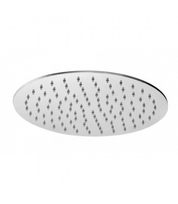 FLAT shower head in polished stainless steel d.250