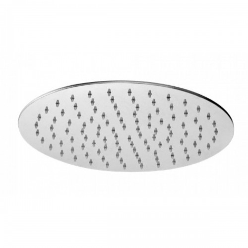 FLAT shower head in polished stainless steel d.250
